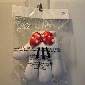 Disney Character Mitts with White and Red Accents